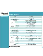 Предварительный просмотр 10 страницы Hansol 730E User Manual