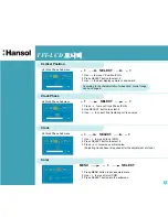 Preview for 8 page of Hansol H750D User Manual