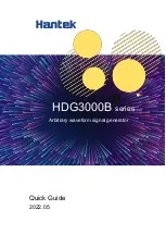 Hantek HDG3000B Series Quick Manual preview