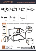 Preview for 10 page of HAPPATIO Loveseat Owner'S Manual