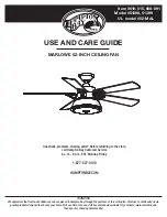 Hapton Bay MARLOWE Use And Care Manual preview