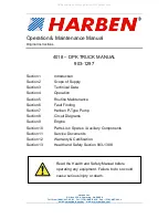 HARBEN 4018 Operation & Maintenance Manual preview