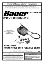 Harbor Freight Tools Bauer 231210C-B Owner'S Manual предпросмотр