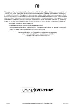 Предварительный просмотр 6 страницы Harbor Freight Tools luminar EVERYDAY 59575 Owner'S Manual & Safety Instructions