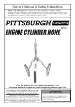 Предварительный просмотр 1 страницы Harbor Freight Tools Pittsburgh 59677 Owner'S Manual