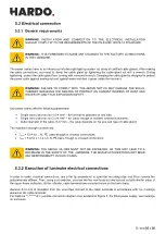 Preview for 10 page of Hardo OptiLine A1 Series Use And Maintenance Instruction