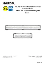 Preview for 1 page of Hardo OptiLine CBX Series Use And Maintenance Instruction