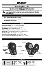 Preview for 1 page of Harken 3405 Instructions