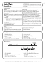 Harley Benton Spaceship Power 40-B Quick Start Manual preview