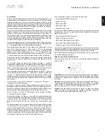 Предварительный просмотр 21 страницы Harman Kardon AVR 158 Owner'S Manual