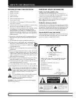 Preview for 2 page of Harman Kardon HARMAN/KARDON AVR 460 Owner'S Manual