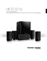 Harman Kardon HKTS 9 Owner'S Manual предпросмотр