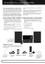 Предварительный просмотр 4 страницы Harman Kardon MAS 110 Owner'S Manual