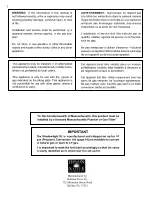 Preview for 2 page of Harman Stove Company XL Owner'S Manual