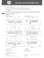 Preview for 2 page of Harman JBL Stage A6002 Owner'S Manual