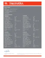 Preview for 9 page of Harman JBL Stage A6002 Owner'S Manual