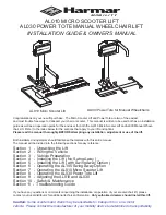 Harmar Mobility AL030 Installation Manual & Owner'S Manual предпросмотр