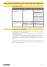 Preview for 12 page of Harol SL400 Installation & Operation Manual