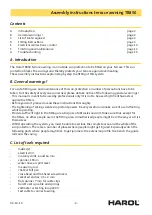 Preview for 2 page of Harol TR850 Assembly Instructions Manual