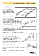 Предварительный просмотр 5 страницы Harol TR850 Assembly Instructions Manual