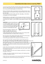 Preview for 6 page of Harol TR850 Assembly Instructions Manual