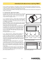 Предварительный просмотр 11 страницы Harol TR850 Assembly Instructions Manual