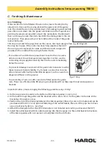 Preview for 13 page of Harol TR850 Assembly Instructions Manual