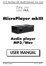 I.D. AL MicroPlayer mkIII User Manual предпросмотр