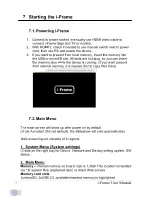 Preview for 7 page of I-Frame HOME User Manual