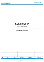 I-PEX CABLINE-VS IIF Assembly Manual preview
