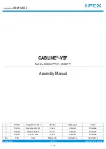 I-PEX CABLINE-VSF Assembly Manual preview