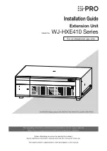 i-PRO WJ-HXE410 Series Installation Manual предпросмотр