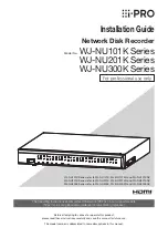 i-PRO WJ-NU101K Series Installation Manual preview