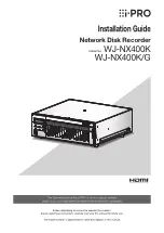 i-PRO WJ-NX400K Installation Manual preview