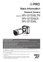 i-PRO WV-S1536LTN Manual preview