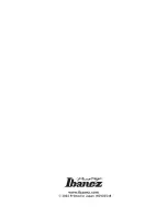 Preview for 54 page of Ibanez Prestige Series Instruction Manual