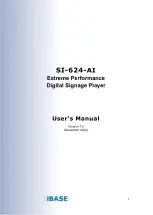 IBASE Technology SI-624-AI User Manual preview