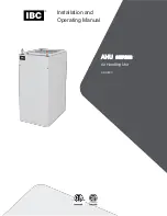 IBC AHU Series Installation And Operating Manual preview