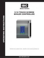 Предварительный просмотр 1 страницы IBC V-10 Operating Instructions Manual