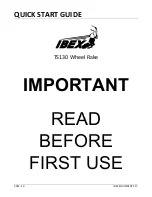 Preview for 1 page of IBEX TS130 Quick Start Manual