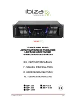 Ibiza sound AMP-300 Instruction Manual preview