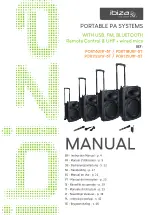 Ibiza sound PORT8UHF-BT Instruction Manual preview