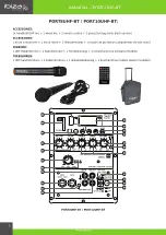 Preview for 2 page of Ibiza sound PORT8UHF-BT Instruction Manual