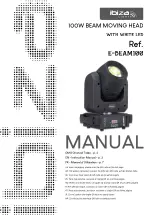 Ibiza E-BEAM100 Manual preview