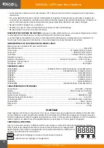 Предварительный просмотр 8 страницы Ibiza LZR430RGB Manual