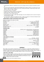 Предварительный просмотр 20 страницы Ibiza LZR430RGB Manual