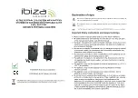 Предварительный просмотр 1 страницы Ibiza PORT8VHF-N Manual