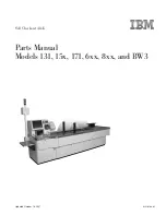 IBM 171 Parts Manual preview