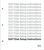 Preview for 3 page of IBM 5247 Setup Instructions