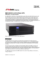 IBM 6000 VA LCD 4U At-A-Glance Manual preview